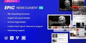 Epic News Elements新闻博客编辑元素WordPress插件V2.3.8