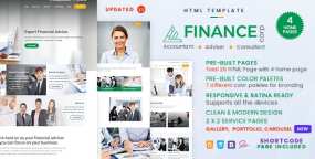 HTML模版Finance Corp v1.1.1-金融服务和业务咨询HTML模版