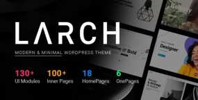 Larch(v2.4)含18首页通用企业建站模板WordPress主题