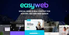 WordPress主题EasyWeb v2.4.6：SEO代理/网页设计/主机托管WordPress通用主题