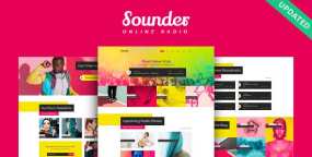 Sounder广播电台和音乐播客网站WordPress主题V1.3.11