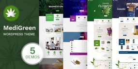 MediGreen医用药品和原材料商网站WordPress主题
