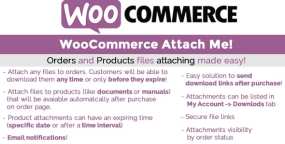 WooCommerce Attach Me(v26.9)订单追加文件图片视频等
