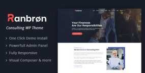 WordPress主题Ranbron商务业务咨询企业网站模板V3.2