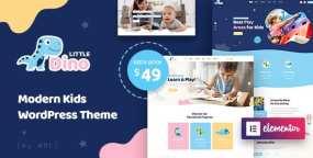 Littledino汉化版V1.2.9 现代幼儿教育网站WordPress主题