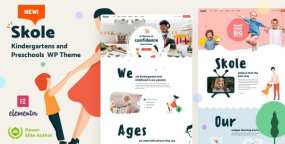Skole(v40.0)幼儿园学前班托儿所网站WordPress主题