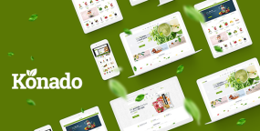 Konado天然绿色有机食品商城网站WooCommerce主题