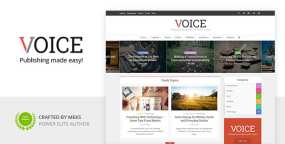 WordPress主题Voice 3.0.1 简洁响应式杂志/博客网站WP主题
