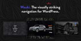 WordPress插件Wauki v1.1：全屏菜单构建器WordPress插件
