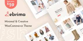 WordPress主题Ebrima 1.2.10 极简创意电子商务网站模板