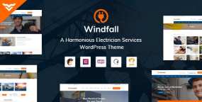 Windfall(v1.6.3)电工和电力服务企业WordPress主题
