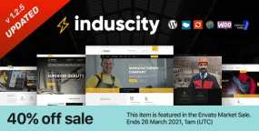 Induscity(v1.4.7)工厂工业和制造业官方网站WordPress主题