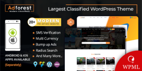 AdForest(v6.0.12)分类广告商业目录WordPress主题+双端APP源码