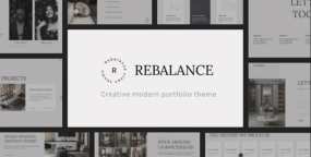 HTML模版Rebalance v1.1：建筑工程师作品集展示HTML5模版