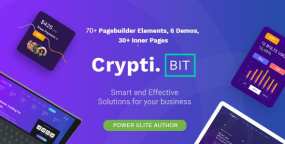 CryptiBIT汉化版_加密货币ICO/IEO落地页WordPress主题