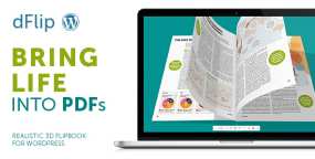WordPress插件dFlip 1.75.1 图片和PDF文档翻页效果插件