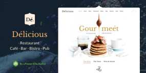 Delicious奢华咖啡厅餐厅等餐饮企业网站WordPress主题V19.2