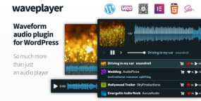WavePlayer汉化版V3.6.4_带波形音频播放器WordPress插件