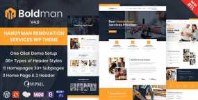 Boldman汉化版V7.6_水暖电工装修服务网站WordPress主题
