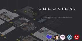 WordPress主题Solonick 4.2 专业和多用途个人作品集展示WP主题