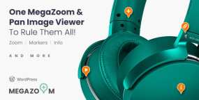 Mega Zoom & Pan交互式图片缩放和热点图标记WordPress插件V3.0