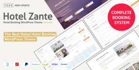 Hotel Zante(v1.3.5.4)酒店旅馆度假村预订网站WordPress主题
