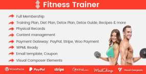 Fitness Trainer健身房运动俱乐部管理WordPress插件V1.6.5