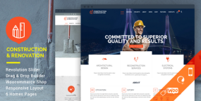 WordPress主题Construction2 20.1 建筑施工&建筑装修服务网站WP主题