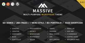 WordPress主题Massive v2.4.1-响应式多用途WordPress主题