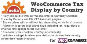Tax Display by Country按国家显示税费WC插件V1.18.3.220704