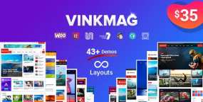 Vinkmag汉化版v5.1.1_创意新闻杂志网站WordPress主题
