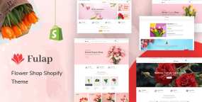 Shopify主题Fulap鲜花店购物商城网站模板V1.0
