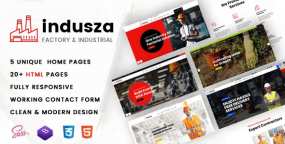 Indusza V1.3 | 工业工厂制造业网站WordPress主题