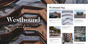 Westbound叙事性博客网站WordPress主题