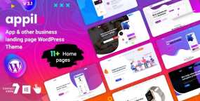 Appilo(v7.0)软件APP和SaaS服务推介落地页WordPress主题