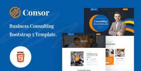 Consor基于Bootstrap 5商务咨询网站HTML5模版V1.0