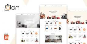 HTML5模板Alan 1.0：厨房配件购物网站BOOTSTRAP 5模板