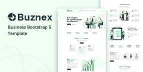 HTML5模板Buznex 1.0：公司业务展示推介BOOTSTRAP5模板