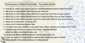 车辆零件查找器插件WooCommerce Vehicle Parts Finder v3.4