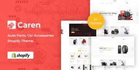 Shopify主题Caren v1.0：汽车零配件购物网站Shopify主题