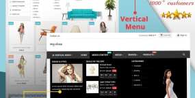 Mega Menu PRO(v2.6.5)超级图文菜单Prestashop模块 支持PS8.1
