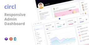 HTML模板Circl 1.0：响应式Bootstrap 5管理后台仪表盘HTML5模板
