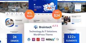 Braintech WordPress主题_软件技术和IT企业建站模板