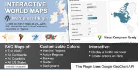 Interactive World Maps汉化版_交互式世界地图WordPress插件
