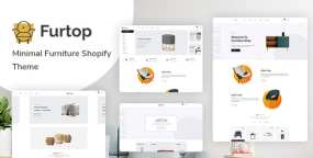 Furtop 现代极简家具购物网站Shopify主题