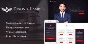Dixon & Lamber(v1.4.1)律师事务所网站WordPress主题
