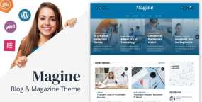 WordPress主题Magine响应式新闻博客网站模板