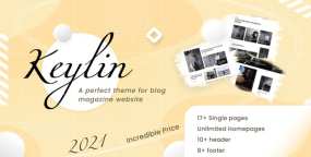Keylin响应式杂志和博客WordPress主题V1.5