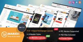 Market多用途电子商务网站HTML5模板V1.4