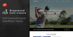WordPress主题Brentwood 2.9：高尔夫球场和活动WordPress主题